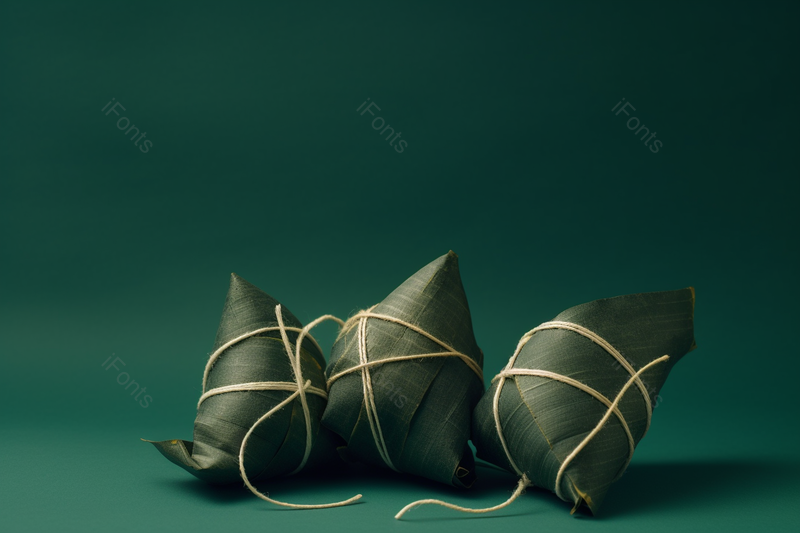 绿色背景端午节传统粽子摄影真实,高清,摄影图,摄影图片,图片大全,摄影图免费下载